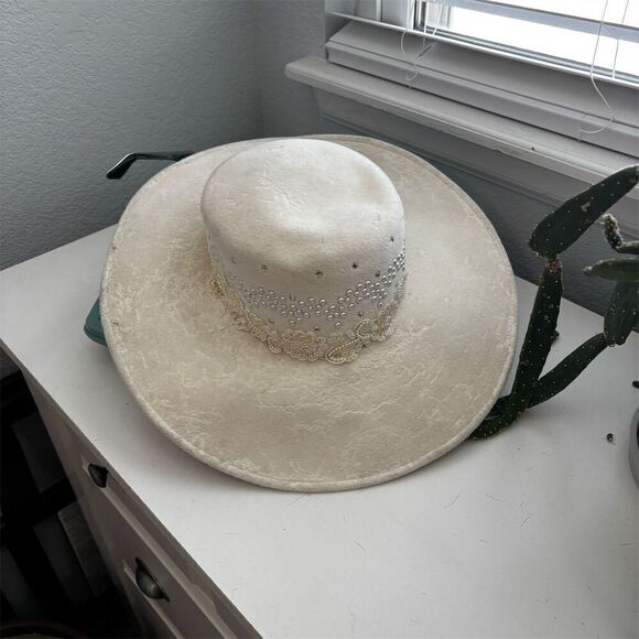 Women\'s Wide Brim Hat cream Formal Fashion main image 8
